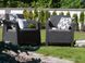 Комплект садових меблів Keter Corfu Fiesta Set 223216 графіт / сірий, Графит