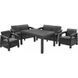 Комплект садових меблів Keter Corfu Fiesta Set 223216 графіт / сірий, Графит