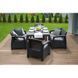 Комплект садових меблів Keter Corfu Fiesta Set 223216 графіт / сірий, Графит