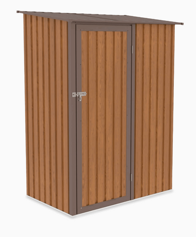 Металевий сарай HardMaster KENT 5x3 Oak/Brown 005285 Дуб/Коричневий (143x89см)