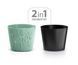 Горшок для цветов Prosperplast SANDY ROUND DSR220-S449 ажурный белый