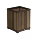Горщик для квітів Keter Deco square planter 261033 горіх