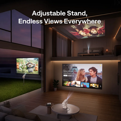 Розумний проектор Aurzen BOOM air 4k з підтримкою Google TV білий, Білий