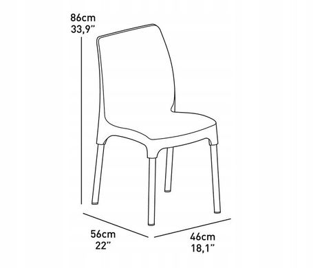 Комплект садових меблів Allibert Chelsea Set 230681 2 крісла + столик колір графіт