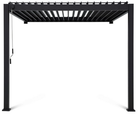 Пристінна терасна пергола HardMaster Premium Wall 3x3 White 001377