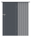 Металлический сарай HardMaster KENT 5x3 Light Grey 005284 светло-серый (143x89см)