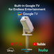 Розумний проектор Aurzen BOOM air 4k з підтримкою Google TV білий, Білий