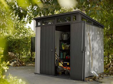Сарай пластиковый Keter Artisan 7x7 230459 серый