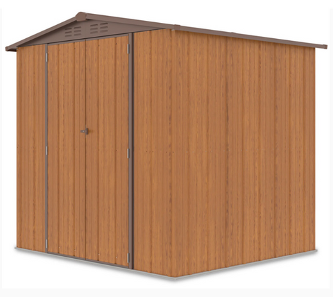 Сарай для зберігання металевий Hardmaister Richmond 7х7 Oak Brown 004005 (228x202см)