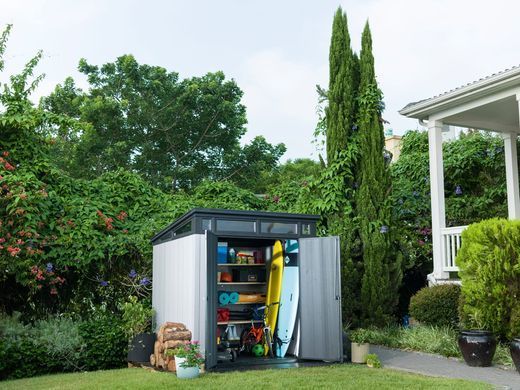 Сарай пластиковый Keter Artisan 7x7 230459 серый