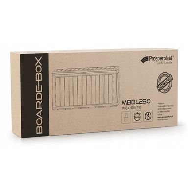 Садовий ящик-скриня для зберігання Prosperplast Boardebox MBBL280-S433 антрацит