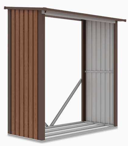 Дровник HardMaster Denver 6x3 Walnut 004017 (182x89см)