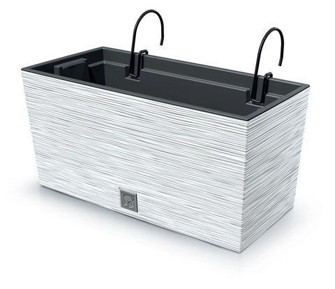 Горщик Prosperplast Furu Case W DFC400W-S449 білий з кріпленням