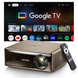 Розумний проектор Aurzen EAZZE D1 MAX 4k з підтримкою Google TV коричневий, Коричневий