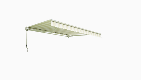 Террасный тент (ручной) маркиза Focus Garden 300х250 White/Taupe 004449