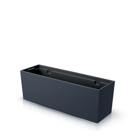Кашпо для квітів Prosperplast Urbi Case антрацит DUC600-S433, Антрацит
