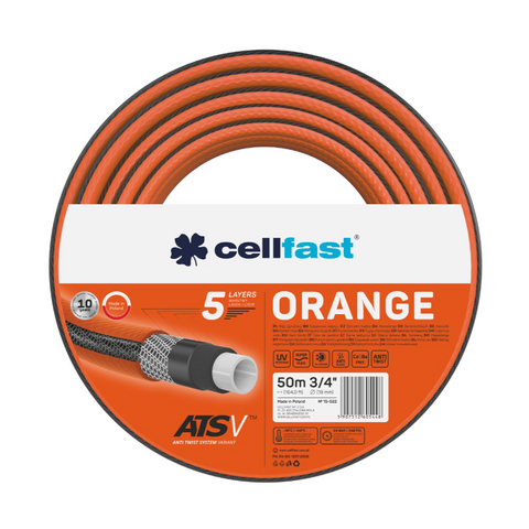Шланг садовий Cellfast Orange Atsv 3/4" 50 м 15-022