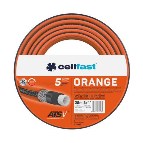 Шланг садовий Cellfast Orange Atsv 3/4" 25 м 15-021