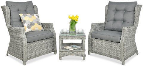 Комплект садовой мебели Focus Garden Trivento Duo 002628 Stone Grey