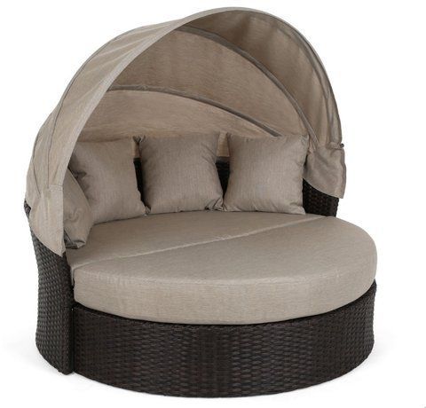 Диван с навесом Home Garden 896523 Sydney Brown Mat / Brown Melange