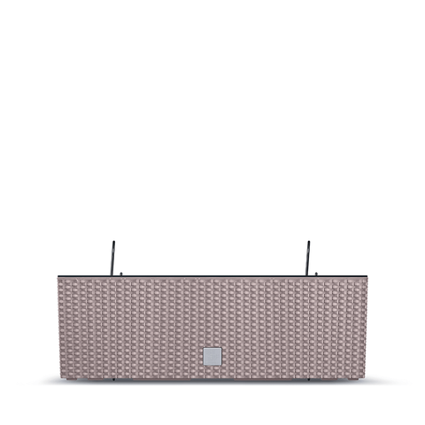 Горщик для квітів пластиковий Prosperplast Rato Case DRC600W-7529U мокко, Капучино