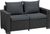 Диван садовый пластиковый Keter California Sofa 231563 графит