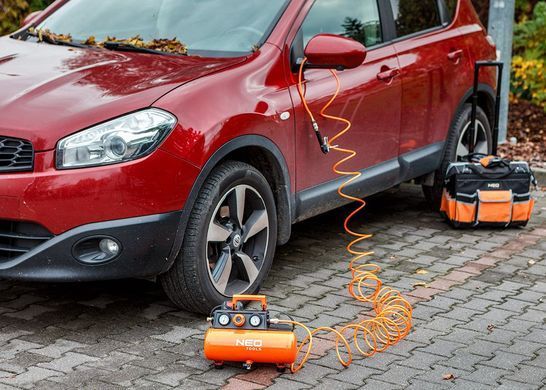 Компресор акумуляторний Energy+ 18V, 8 бар, 3,8 л (без акумулятора) NEO TOOLS 04-620