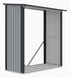Дровник HardMaster Denver 6x3 Light Grey 004015 (182x89см)