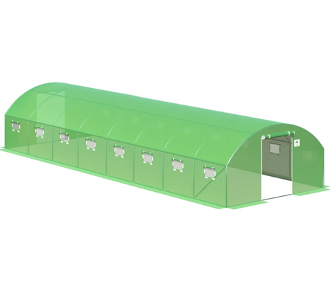 Теплиця садова Cultivo DOUBLE 4х10х2 - 40м2 зелений парник 007293