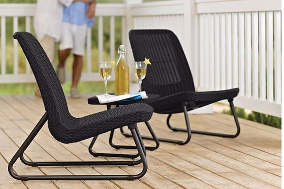 Комплект садовой мебели Keter Rio Patio Set 211429 графит, Графит