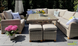 Комплект садових меблів Focus Garden Toledo Dining + пуфи 002192 коричневий, Коричневий