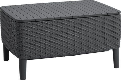 Стол - сундук садовая Keter Salemo Table 244102 графит, Графит