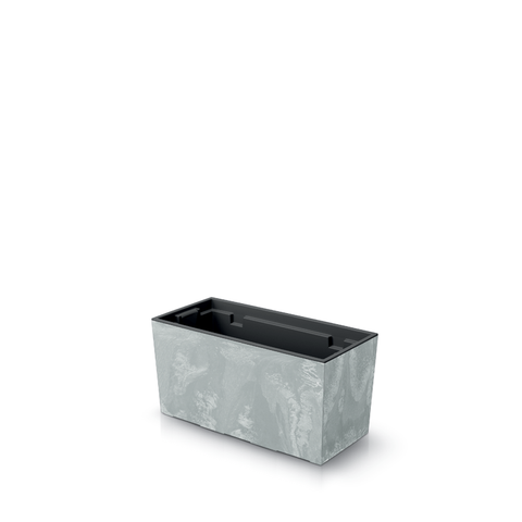 Кашпо ящик для квітів Urbi Case Beton Effect 39,5 x 18,5 см, висота 19,5 см DUC400E-422U