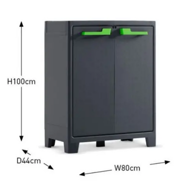 Многофункциональный шкаф пластиковый Keter/Kis Мoby low cabinet 241044