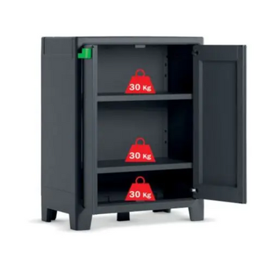 Многофункциональный шкаф пластиковый Keter/Kis Мoby low cabinet 241044