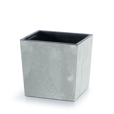 Горшок для цветов пластиковый Prosperplast Urbi Square Low Beton Effect DURS240LE-422U