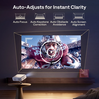 Розумний проектор Aurzen EAZZE D1G Google TV білий