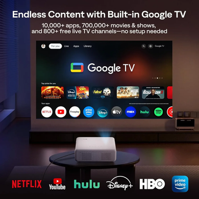 Розумний проектор Aurzen EAZZE D1G Google TV білий