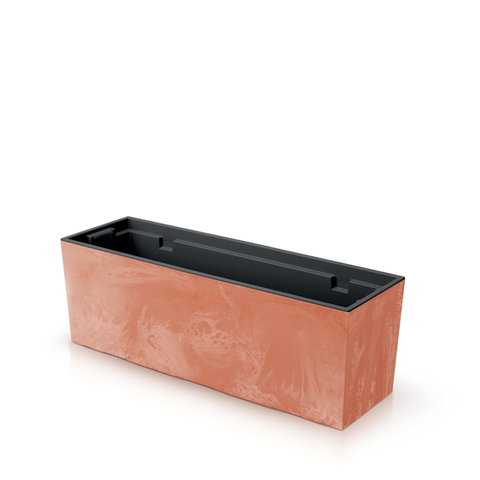 Кашпо для цветов Prosperplast Urbi Case Beton Effect DUC600E-R624 терракотовый