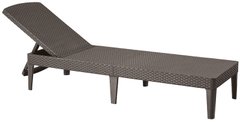 Шезлонг пластиковый Keter Jaipur sun lounger 235163 капучино