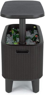 Садовый стол-бар Allibert Bevy Bar Large Cool Bar 246853 графит