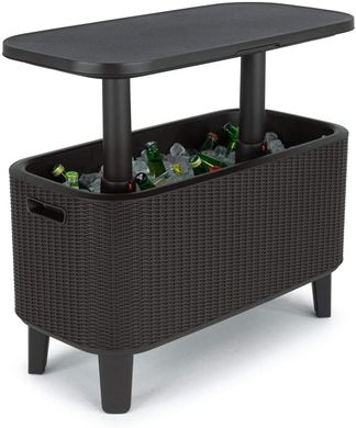 Садовый стол-бар Allibert Bevy Bar Large Cool Bar 246853 графит