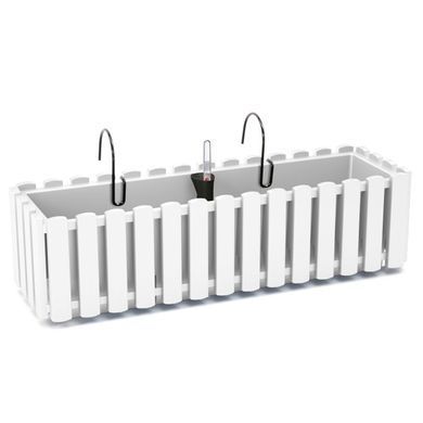 Горщик для квітів пластиковий Prosperplast Boardee Fencycase W DDEF600W-S433 антрацит