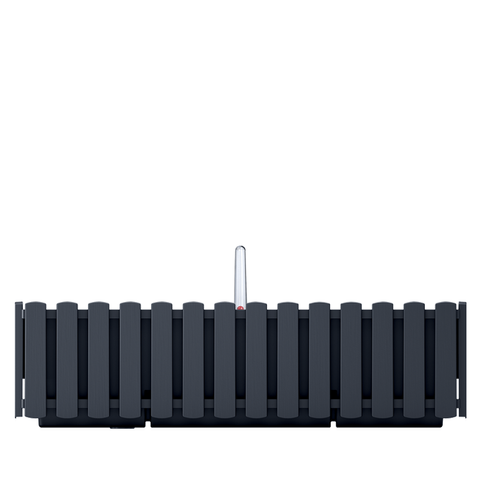 Горшок для цветов пластиковый Prosperplast Boardee Fencycase W DDEF600W-S433 антрацит