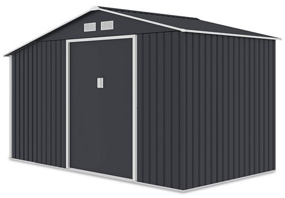 Садовый домик металлический HardMaster Madison 11x6 Cold Grey 003991 (342х191 см)