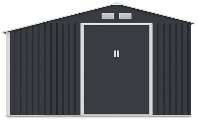 Садовый домик металлический HardMaster Madison 11x6 Cold Grey 003991 (342х191 см)