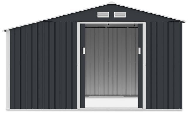 Садовый домик металлический HardMaster Madison 11x6 Cold Grey 003991 (342х191 см)