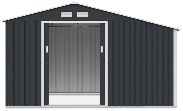 Садовый домик металлический HardMaster Madison 11x6 Cold Grey 003991 (342х191 см)