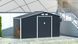 Садовый домик металлический HardMaster Madison 11x6 Cold Grey 003991 (342х191 см)