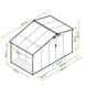 Садовый домик металлический HardMaster Madison 11x6 Cold Grey 003991 (342х191 см)